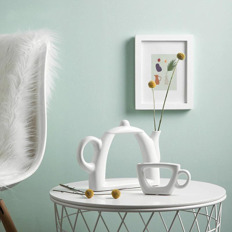 White Ceramic Tea Time Vases | Sage & Sill