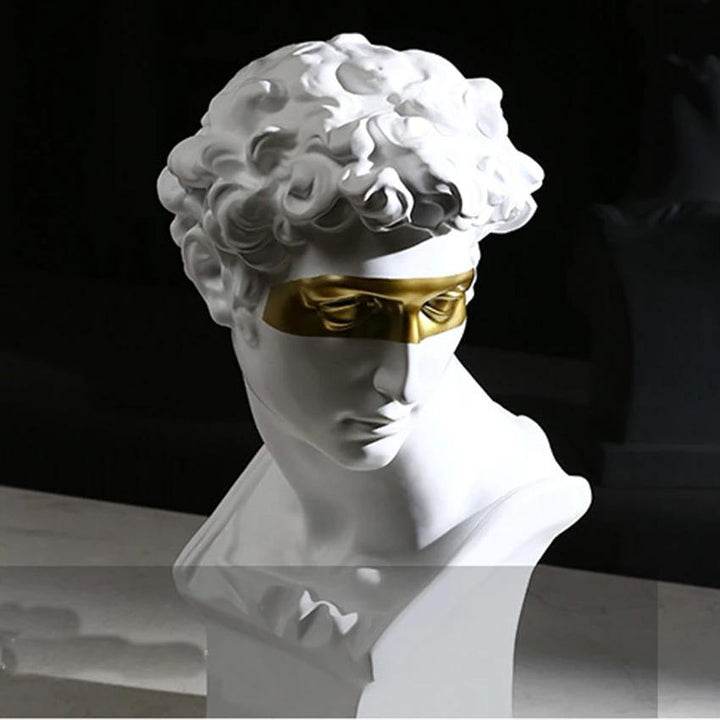 Florentine Gold Accent David Bust Statue | Sage & Sill