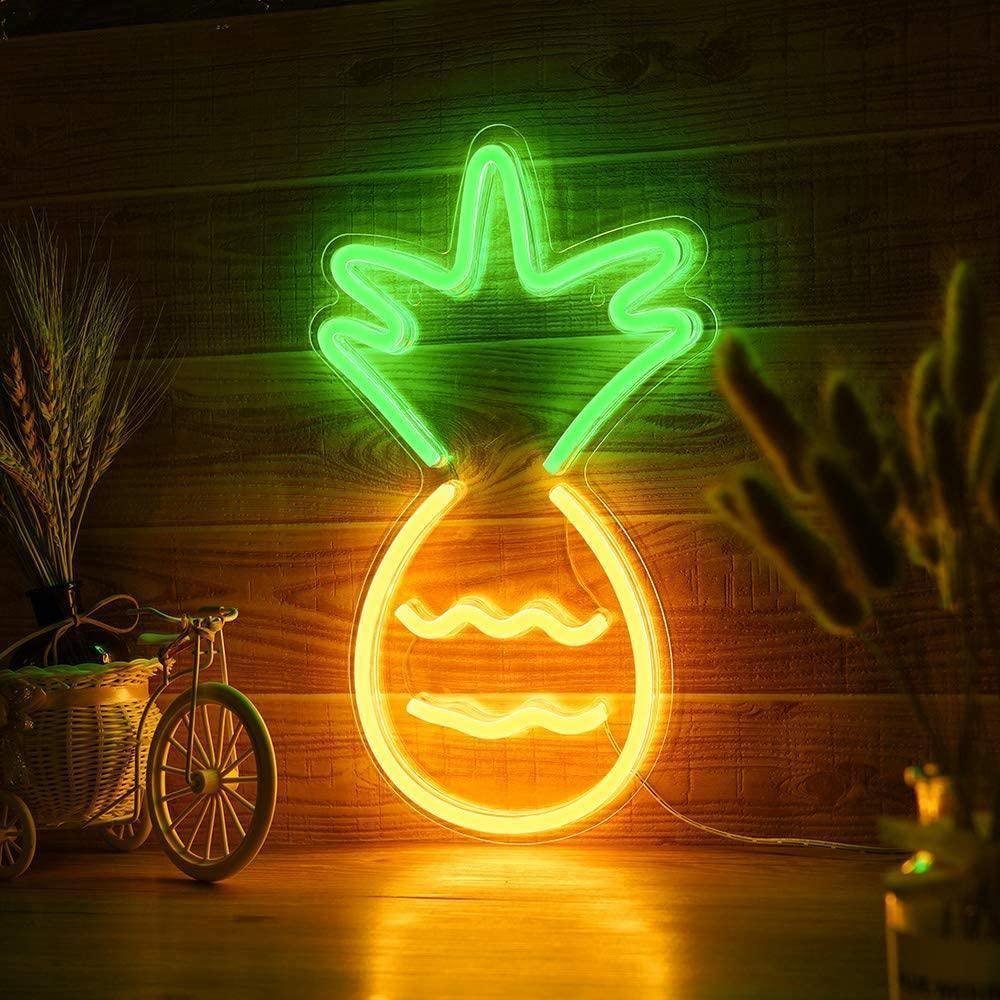 Pineapple Neon Wall Art | Sage & Sill