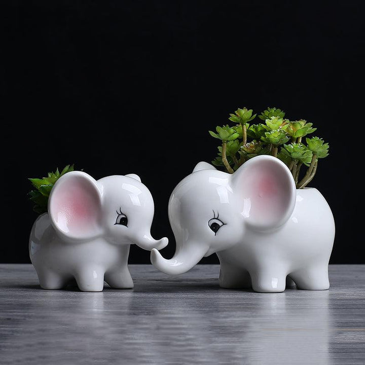 Ceramic Elephant Succulent Planter Pot | Sage & Sill