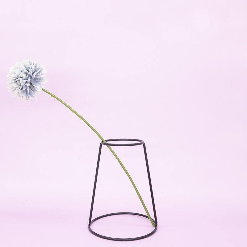 Minimal Iron Line Vase Holder E | Sage & Sill