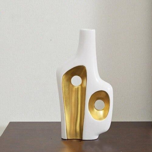 Abstract in Gold Vases Large Two Hole | Sage & Sill
