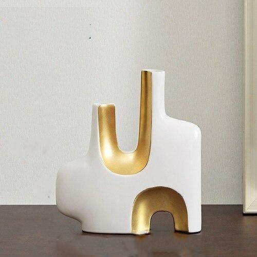 Abstract in Gold Vases Medium No Hole | Sage & Sill