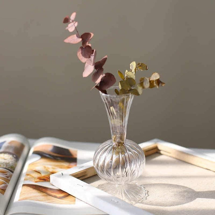 Vintage Style Flower Vases Clear | Sage & Sill