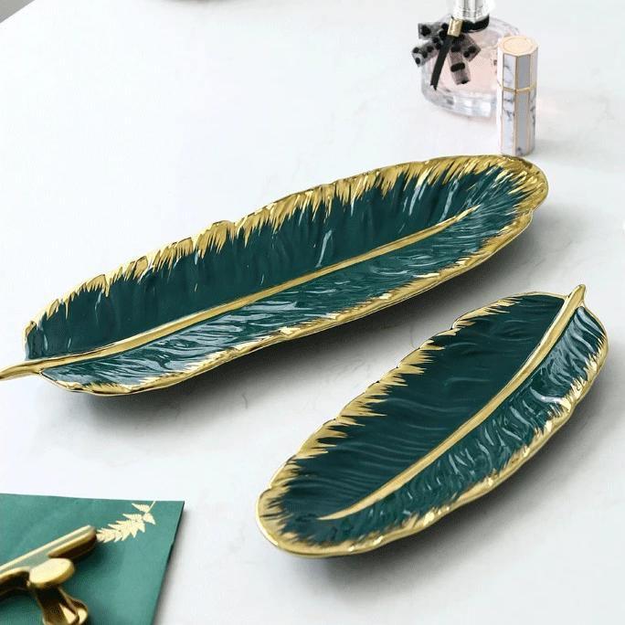 Ceramic Banana Leaf Trays | Sage & Sill