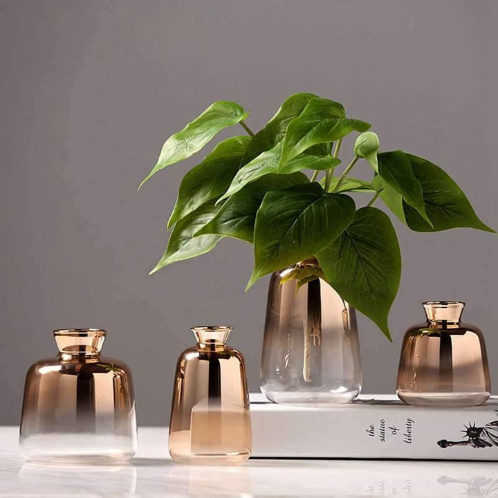 Mirrored Ombré Gold Vase | Sage & Sill