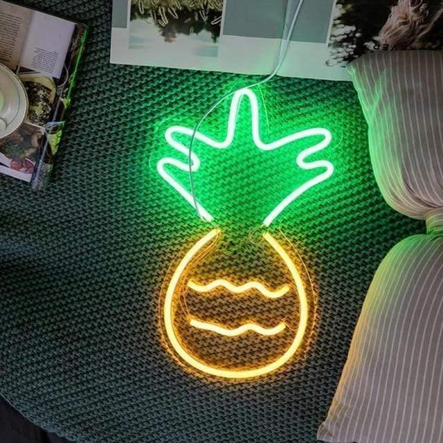 Pineapple Neon Wall Art | Sage & Sill