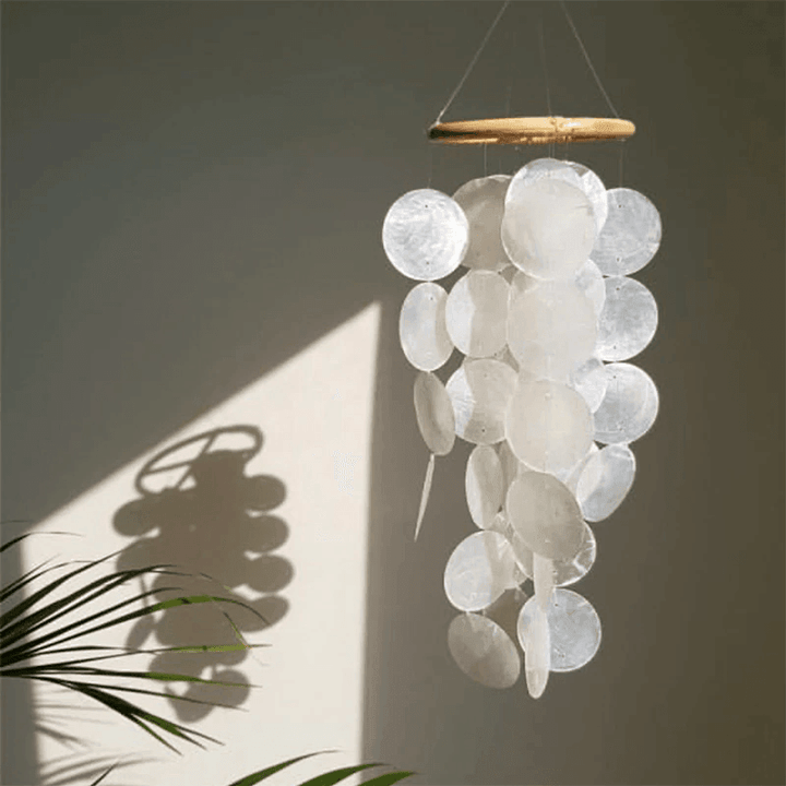 Handmade Nursery Shell Mobile Wind Chime | Sage & Sill