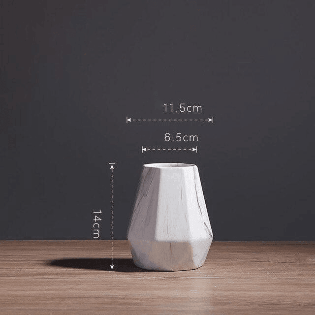 Geometric Marble Vases Small Vase | Sage & Sill