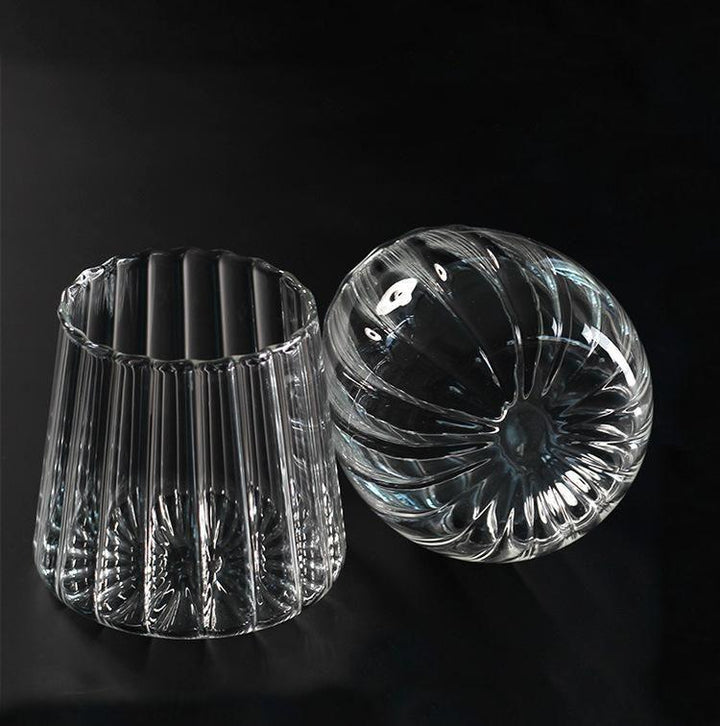 Charm Ripple Glass Storage Jars with Lid | Sage & Sill
