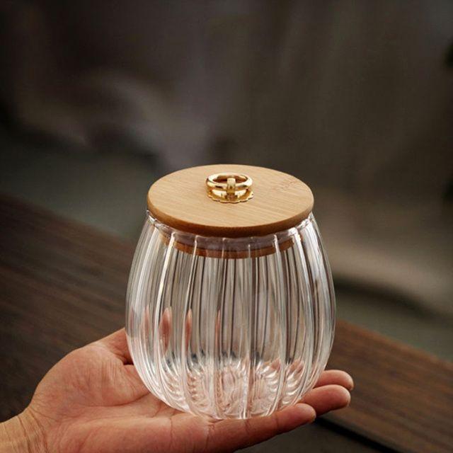 Charm Ripple Glass Storage Jars with Lid Round | Sage & Sill
