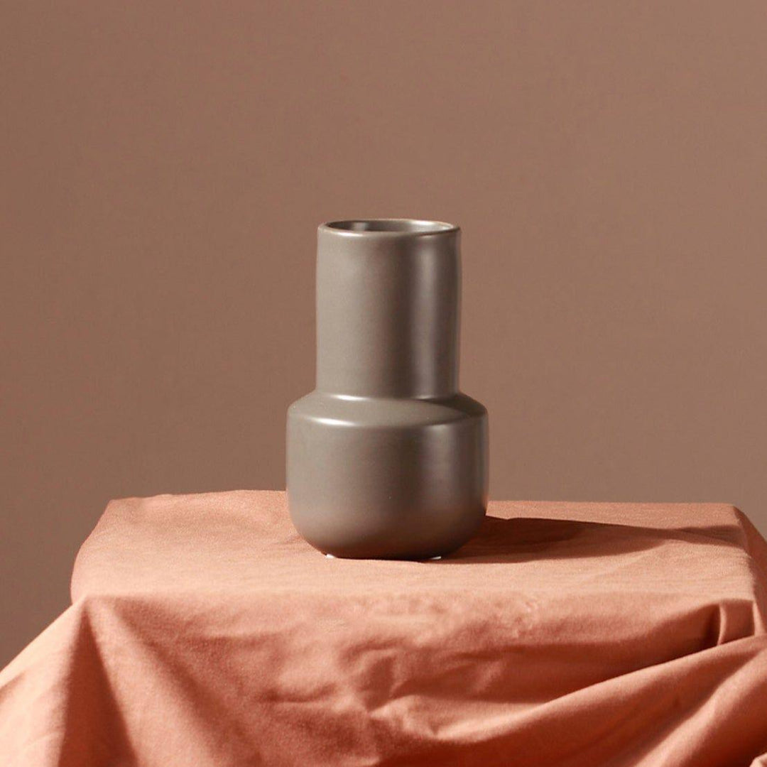 Taupe Monochrome Ceramic Vases Gray | Sage & Sill