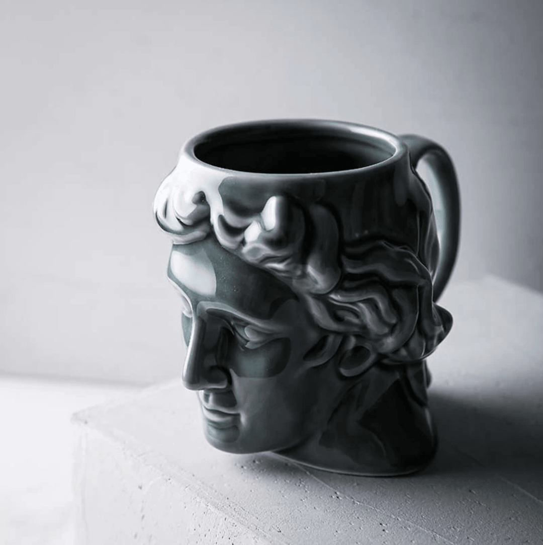 David's Head Ceramic Porcelain Mug | Sage & Sill