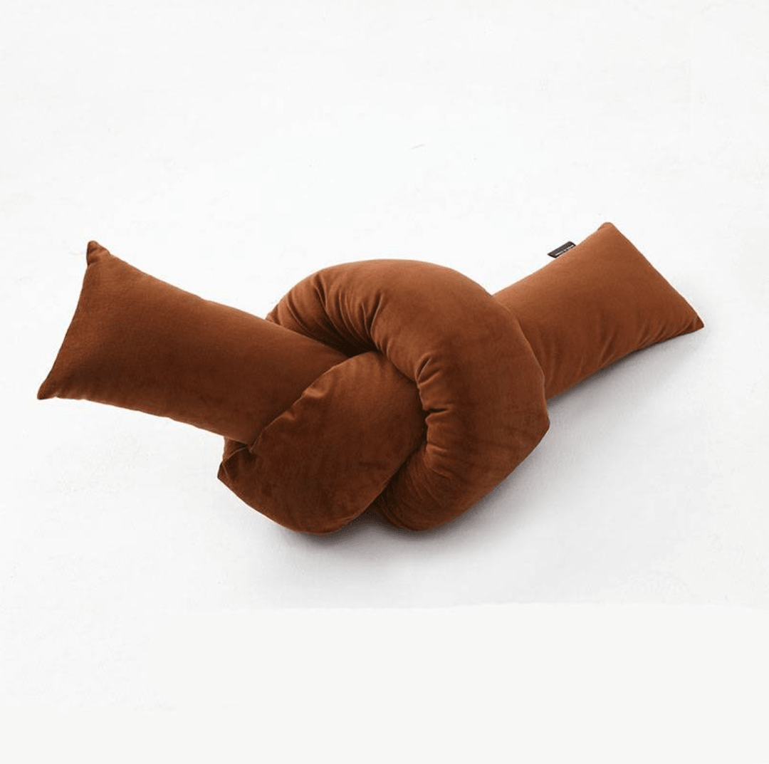 Velvety Retro Shapes Pillow Knot Strip / Sienna | Sage & Sill
