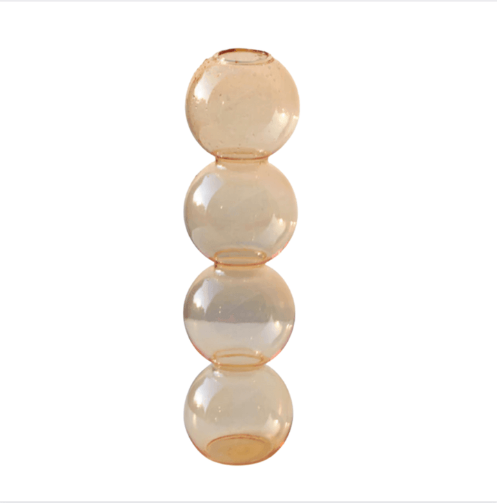 Crystal Glass Bubble Vase Bisque / 4 Bubbles | Sage & Sill