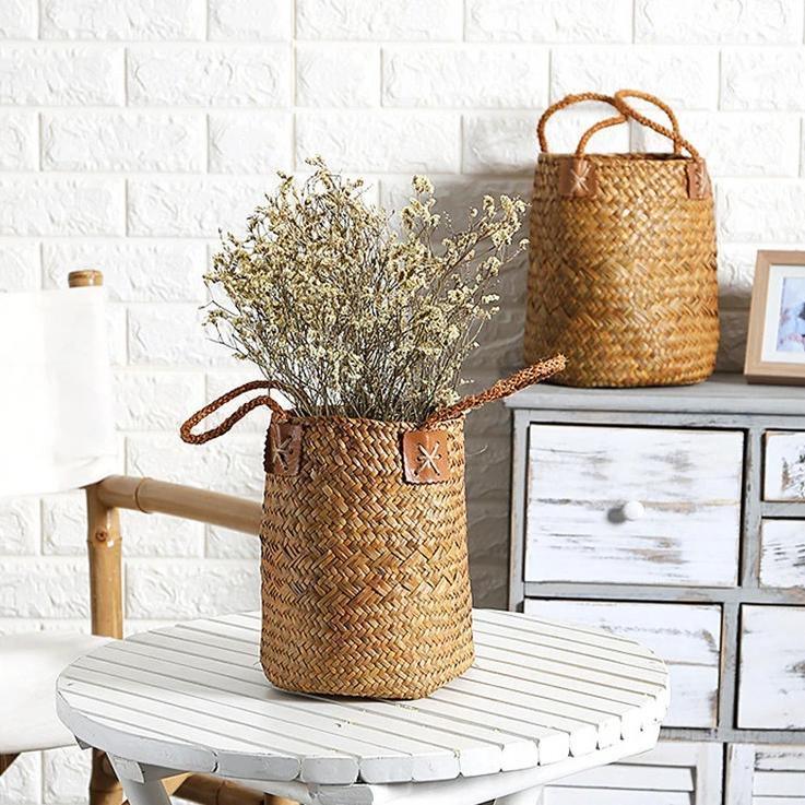 Woven Storage Baskets with Handles Natural / Large | Sage & Sill