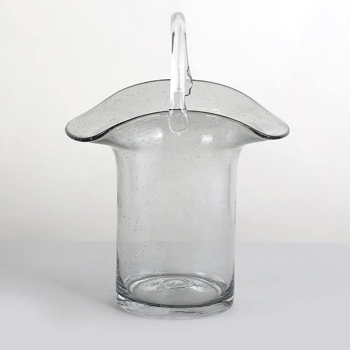 Tote Bag & Basket Glass Vase Tall Basket Grey | Sage & Sill