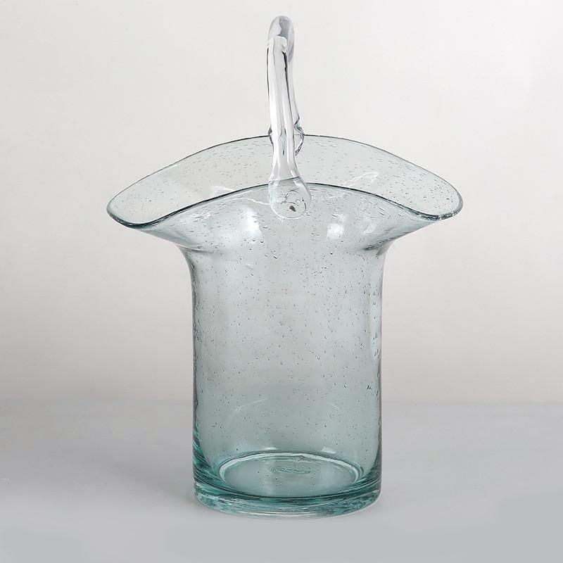 Tote Bag & Basket Glass Vase Tall Basket Green | Sage & Sill