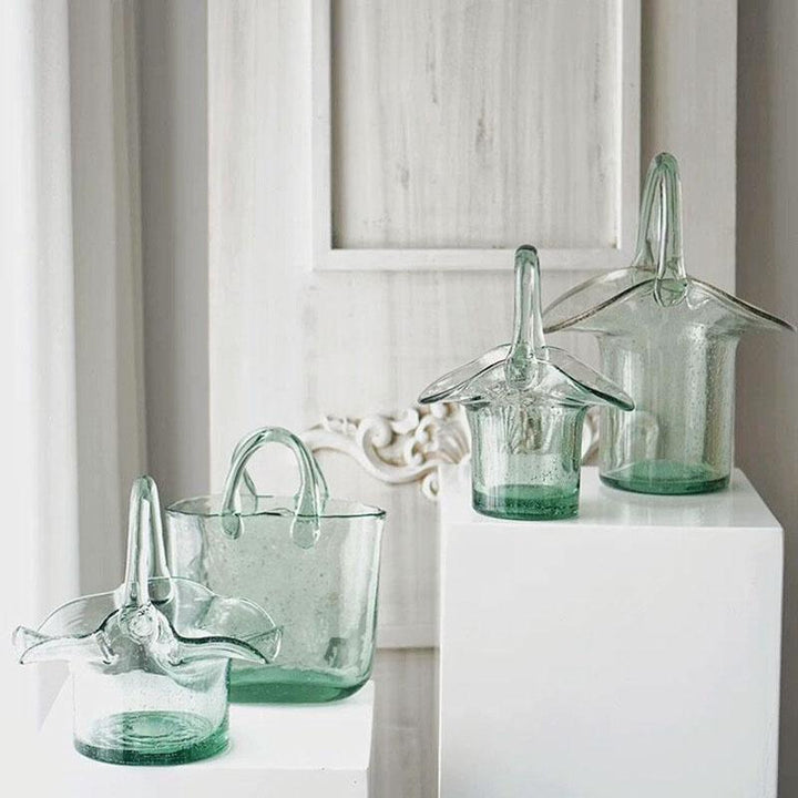 Tote Bag & Basket Glass Vase | Sage & Sill