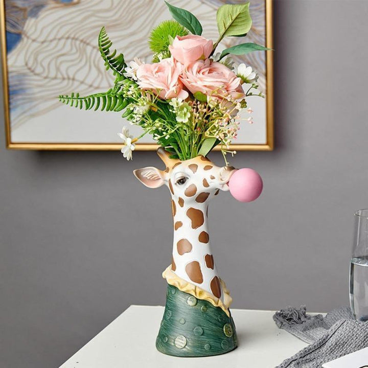 Bubblegum Animal Vase Giraffe | Sage & Sill