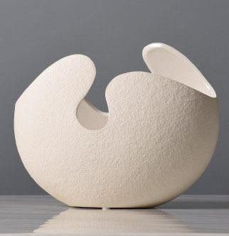 Hani White Cracked Egg Vases Small | Sage & Sill