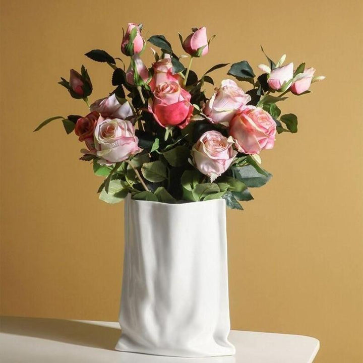 Luther Ceramic Vase White | Sage & Sill