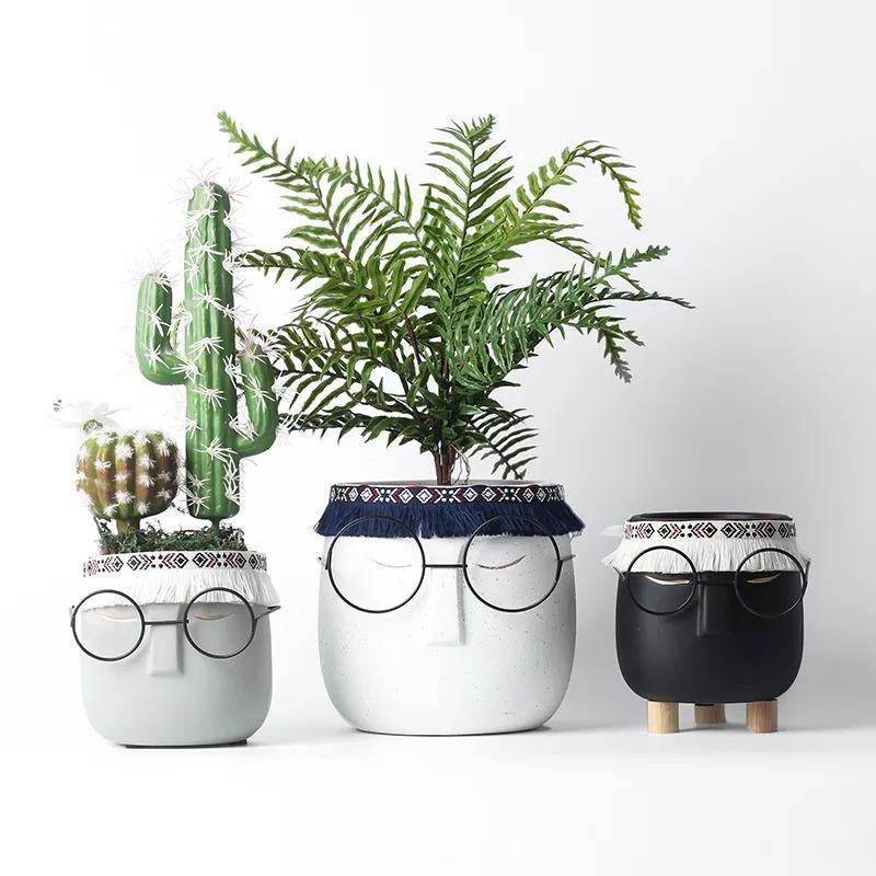 Face Planter With Glasses 