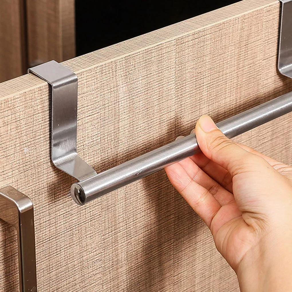 Over Cabinet Door Stainless Steel Towel Rack 23.5cm | Sage & Sill
