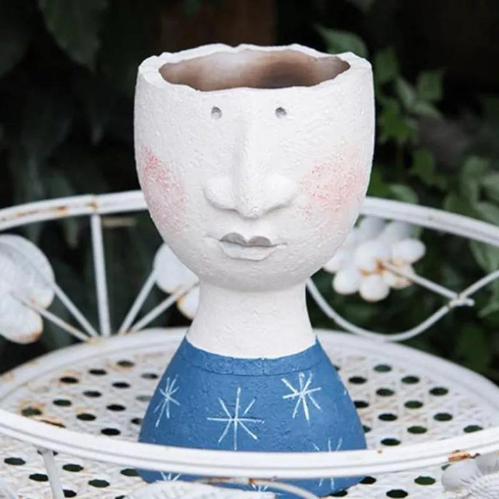 Caricature Portrait Face Figurine Sculpture Planter | Sage & Sill