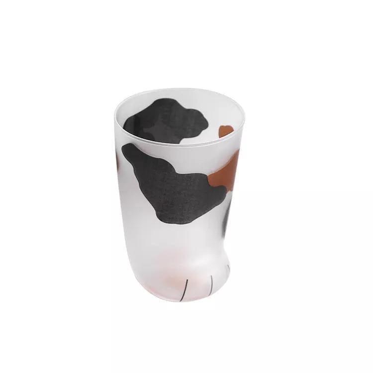 Cat Paw Glass Cups Black/Brown | Sage & Sill