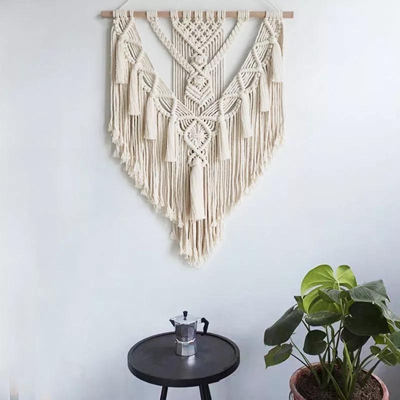 Hand-Woven Boho Macrame Wall-Hanging Tapestry | Sage & Sill