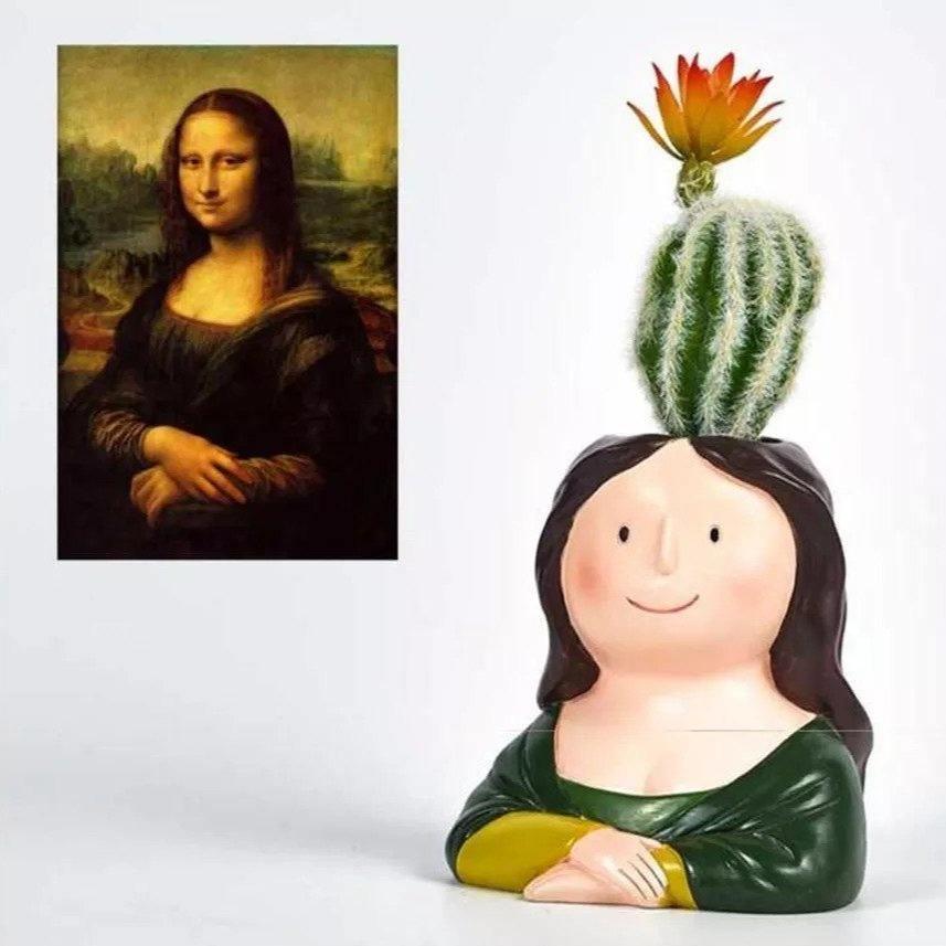 Succulent Planters of Fame da Vinci's Mona Lisa | Sage & Sill