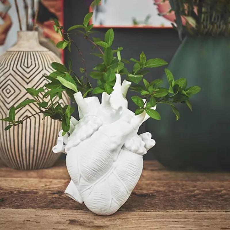 Anatomical Heart Ceramic Vase | Unique Home Decor – Sage & Sill