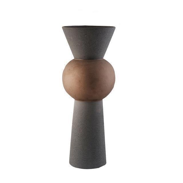 Juniper Ceramic Vases Brown Ball Cylinder | Sage & Sill
