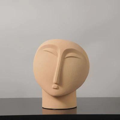 Landon Abstract Face Vases Small BurlyWood | Sage & Sill