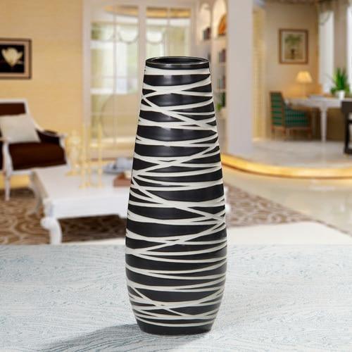 Abstract Black And White Vases Tall | Sage & Sill