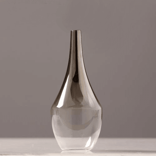 Silver Lining Glass Vase 21cm | Sage & Sill