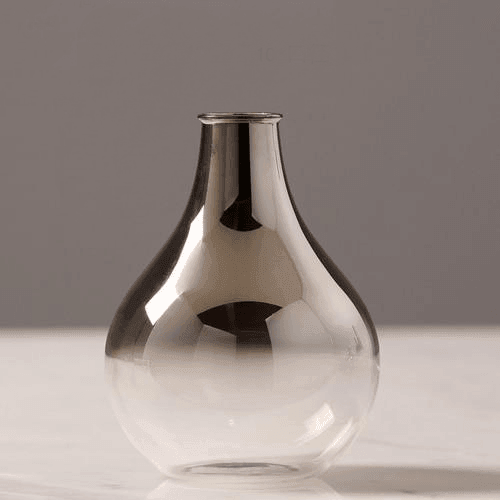 Silver Lining Glass Vase 13cm | Sage & Sill