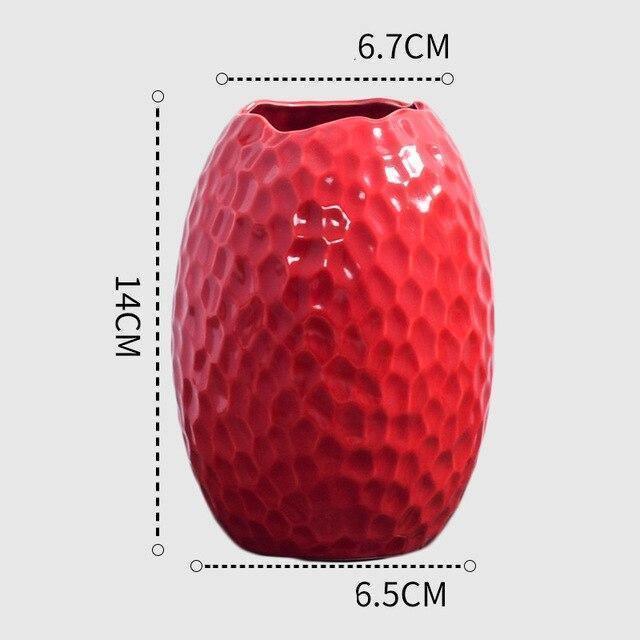 Eye Catching Curved Red Vases As shown 3 | Sage & Sill