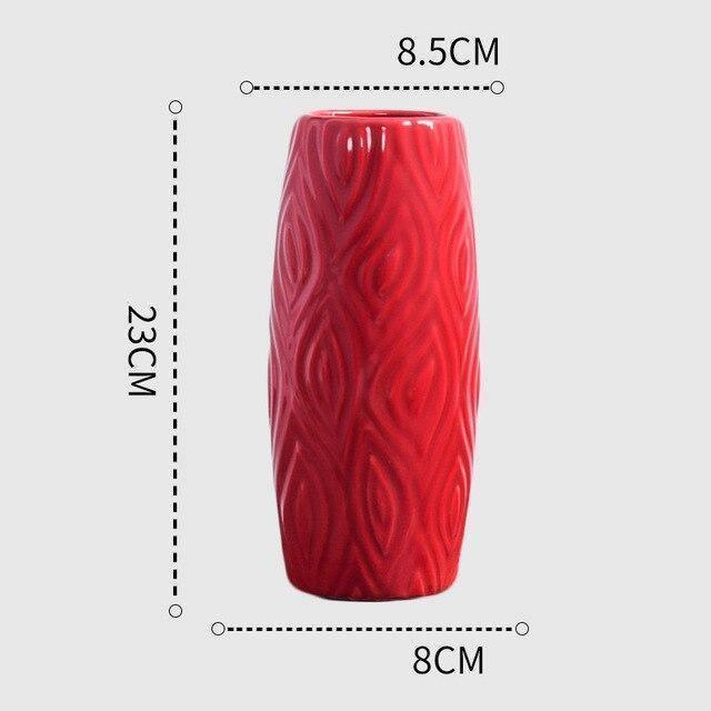 Eye Catching Curved Red Vases As shown 9 | Sage & Sill