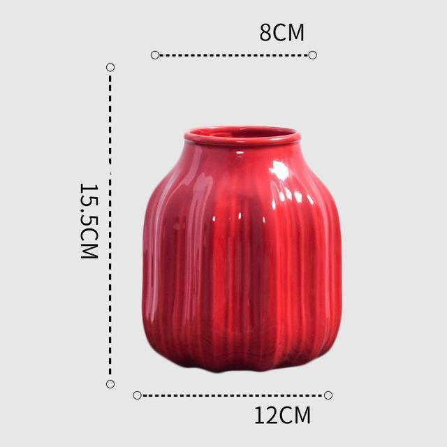 Eye Catching Curved Red Vases As shown 10 | Sage & Sill