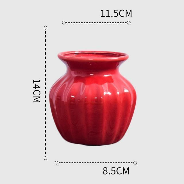 Eye Catching Curved Red Vases As shown 11 | Sage & Sill