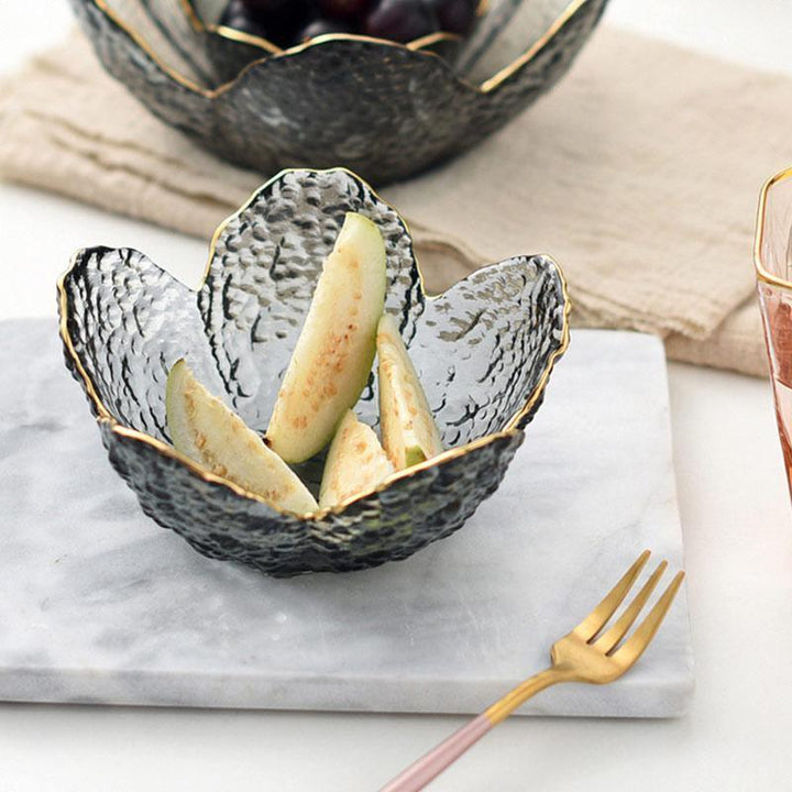 Textured Glass Flower Petal Bowls | Sage & Sill