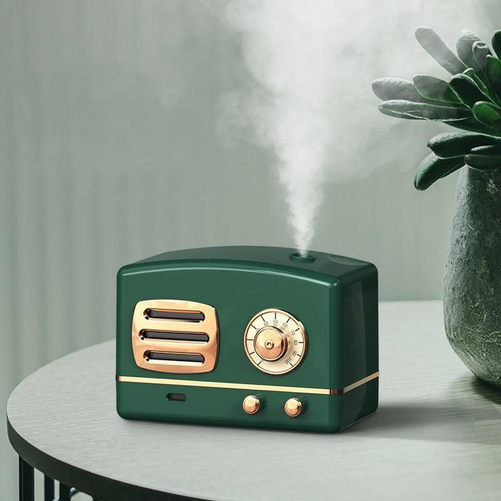 Retro Radio Aroma Diffuser Humidifier 200ml DarkGreen | Sage & Sill