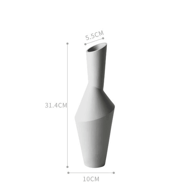 Rayne Abstract Ceramic Vases LightGrey | Sage & Sill