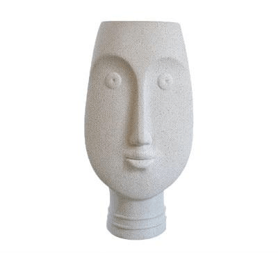 About Face Ceramic Vases Natural L | Sage & Sill