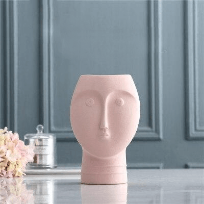 About Face Ceramic Vases Pink M | Sage & Sill