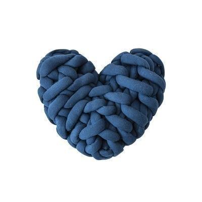 Valentine Heart Chunky Knot Throw Pillow Cushion