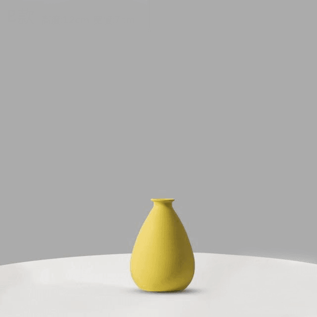 Color Rich Ceramic Vases 12x7cm Yellow | Sage & Sill