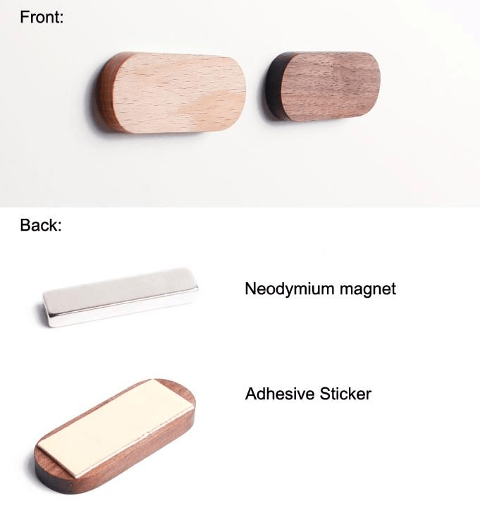Magnetic Wooden Wall Key Holder | Sage & Sill